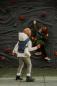 Preview: LennyLamb Puppentragehilfe mit Schnallen Peacock's Tail - dunkelblau